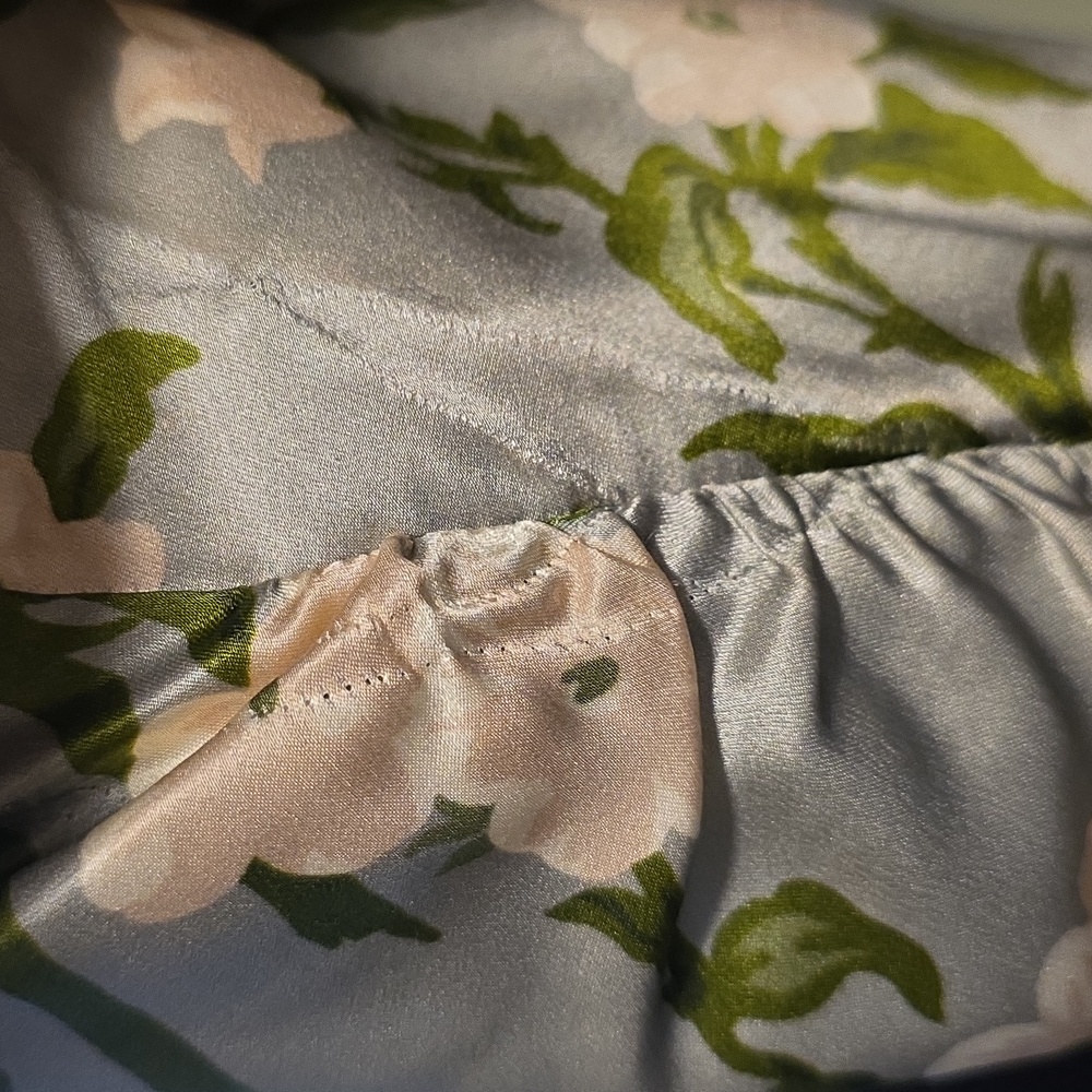 Reformation Anaiis Silk Dress Green - Size 4 - Picture 2 of 4